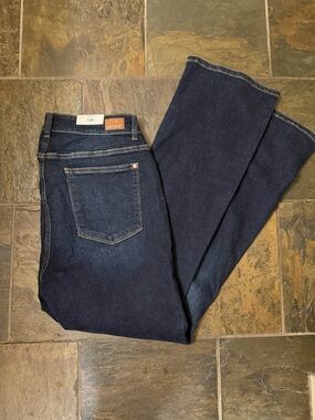 Judy Blue Dark Indigo Wide Leg Jeans